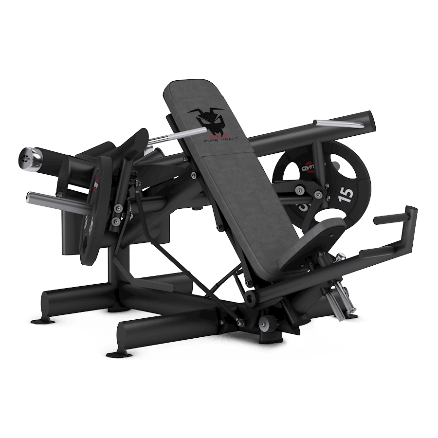 Gym80 Pure Kraft Shoulder Press Machine - Heavy Duty Dual Function Gym Equipment for Home & Commercial Use - Perfect for Strength Training & Muscle Building