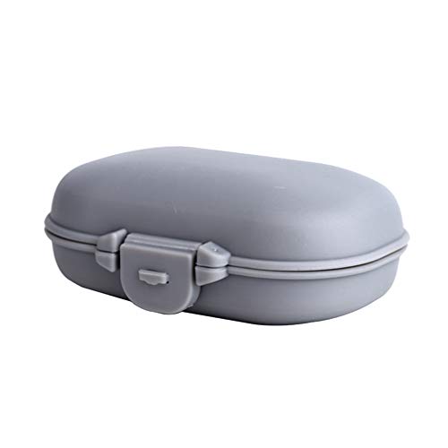 SUPVOX Mini Pill Case Box - Shockproof Tattoo Supplies Holder for Tattoo Artists & Home Use - Portable Organizer for Needles, Ink & Tools (Grey) - Perfect for Tattoo Studios, Travel & DIY Projects