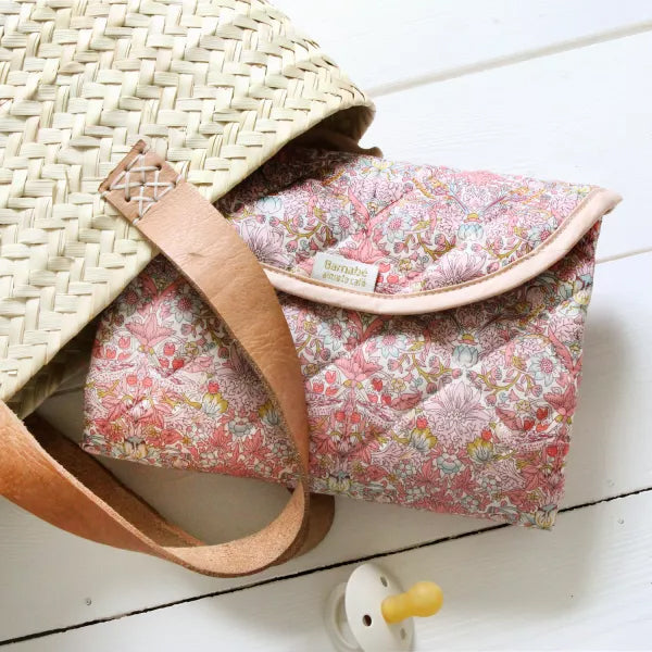 Barnabe Loves Coffee Changing Mat - Waterproof Baby Changing Pad 67x42cm - Perfect for Nursery, Diaper Bag & Travel