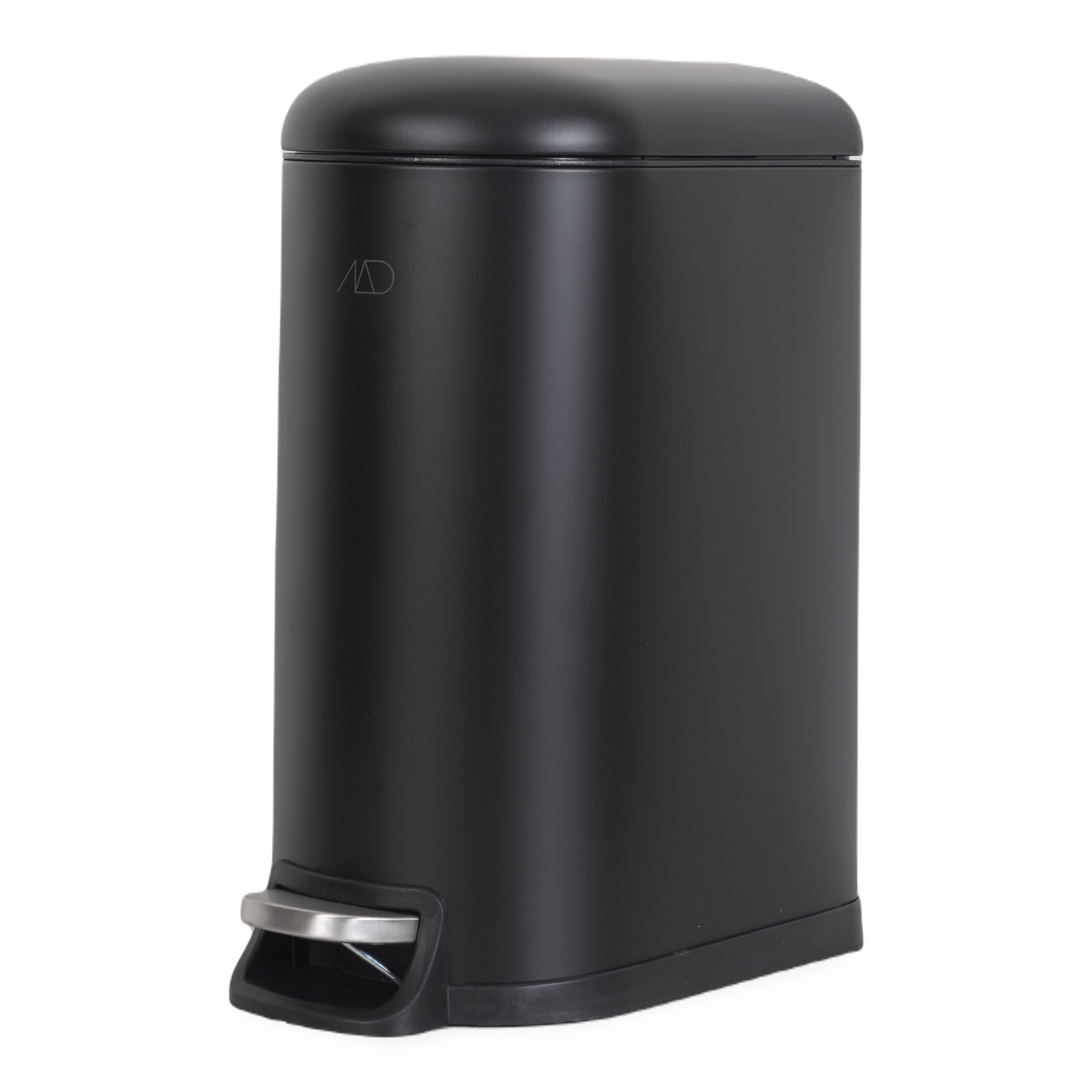 Stainless Steel Foot Pedal Trash Can - 13 Gallon Touch-Free Garbage Bin for Kitchen, Bathroom, Office & Home Use