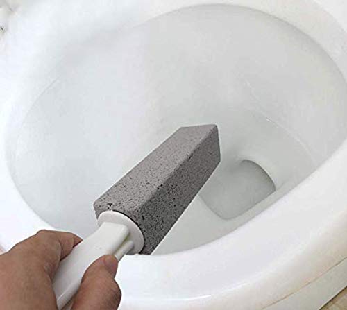 Premium Pumice Cleaning Stone with Handle - Heavy Duty, High Density Rust & Grill Cleaner for Kitchen, Bath, Pool, Spa - 3 Pack for Effective Household & Outdoor Cleaning