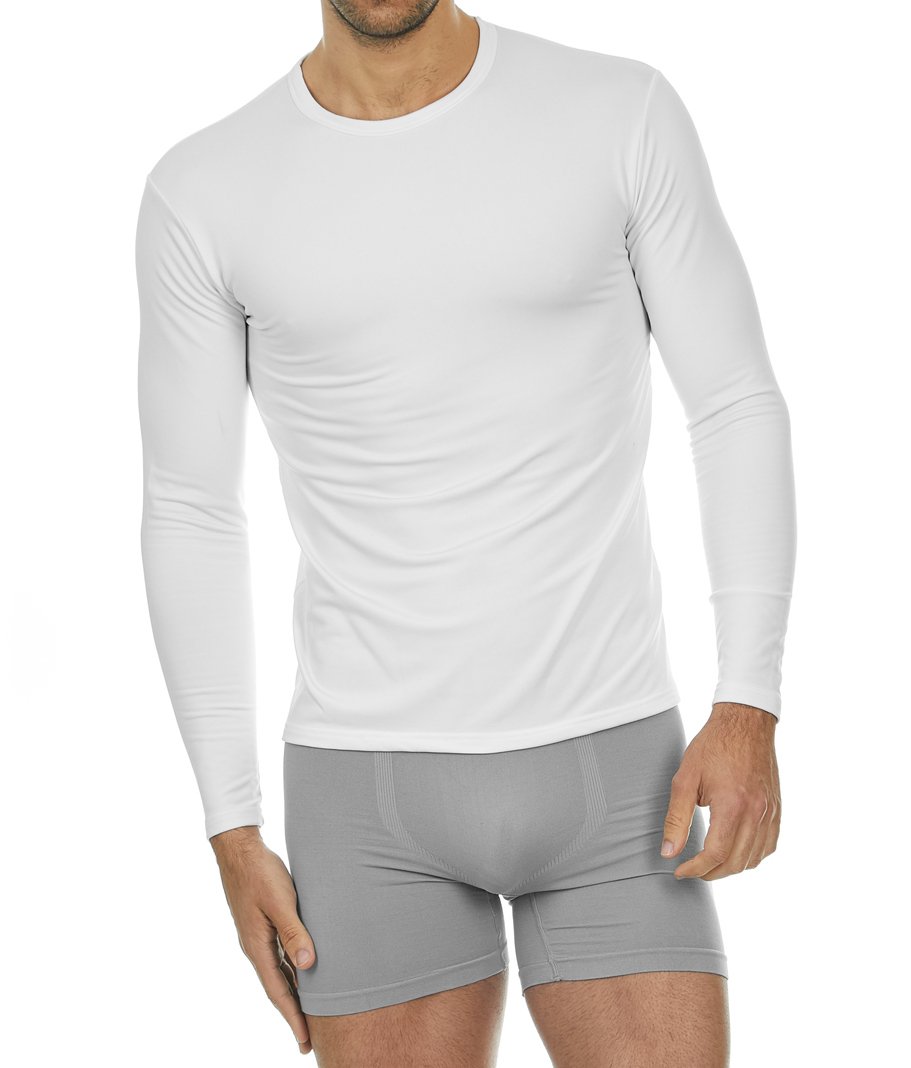 Thermajohn Men's Long Sleeve Thermal Compression Shirts - Base Layer for Cold Weather - Perfect for Hiking, Skiing & Winter Outdoor Activities