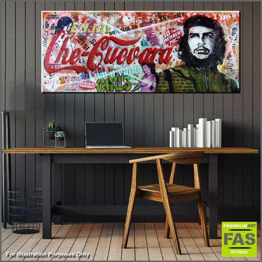 Urban Pop Che Guevara Graphic T-Shirt - Vintage Revolution Style for Men & Women - Perfect for Casual Wear, Street Fashion & Political Statement