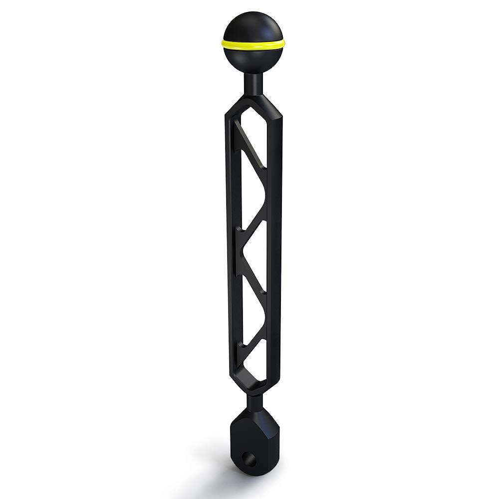MEIKON 6-Inch Aluminum Alloy Dual Ball Arm for Underwater Photography Light Mount - Perfect for Scuba Diving, Underwater Videography, and Marine Exploration