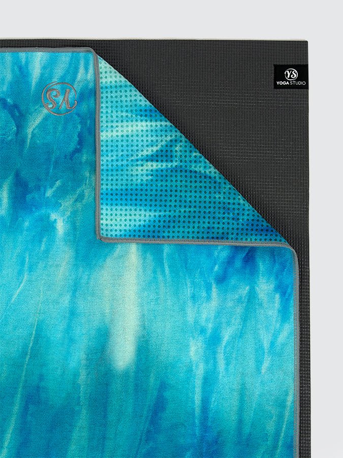 Non-Slip Premium Grip Dot Yoga Mat Towel - Extra Absorbent for Hot Yoga, Pilates & Home Workouts - Perfect for Studios & Travel