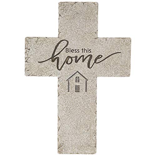 Bless This Home Wall Cross - Religious Home Decor for Living Room, Bedroom & Prayer Space - Christian Faith Wall Art for Spiritual Inspiration