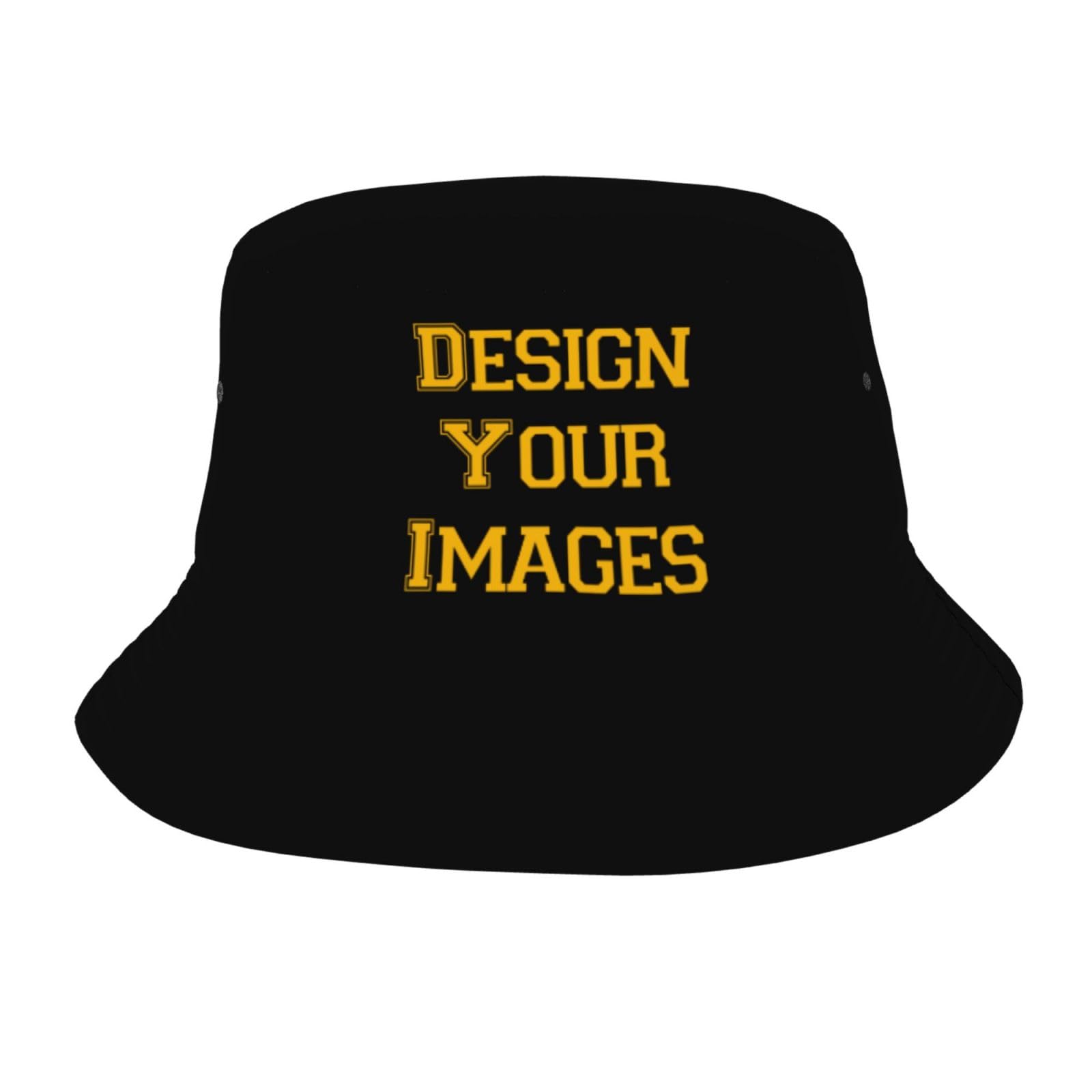 Custom Bucket Hats for Men - Personalized & Embroidered Design Your Own Hat - Summer Sun Protection & Outdoor Activities