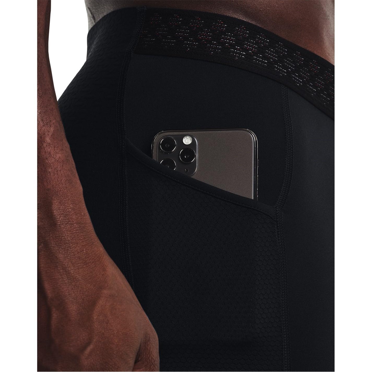 Under Armour Rush SmartForm Men's Compression Leggings 2XL Black - High-Performance Workout & Training Pants for Running, Gym, and Sports Activities
