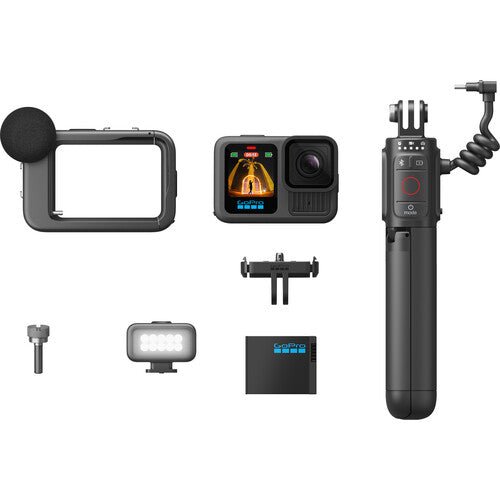 GoPro HERO13 Black Creator Edition - 4K Waterproof Action Camera with HyperSmooth 5.0 Stabilization for Vlogging, Travel & Extreme Sports | Includes 64GB SD Card & Accessories Kit