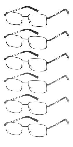 6-pack Readers: 3 Black 3 Gunmetal