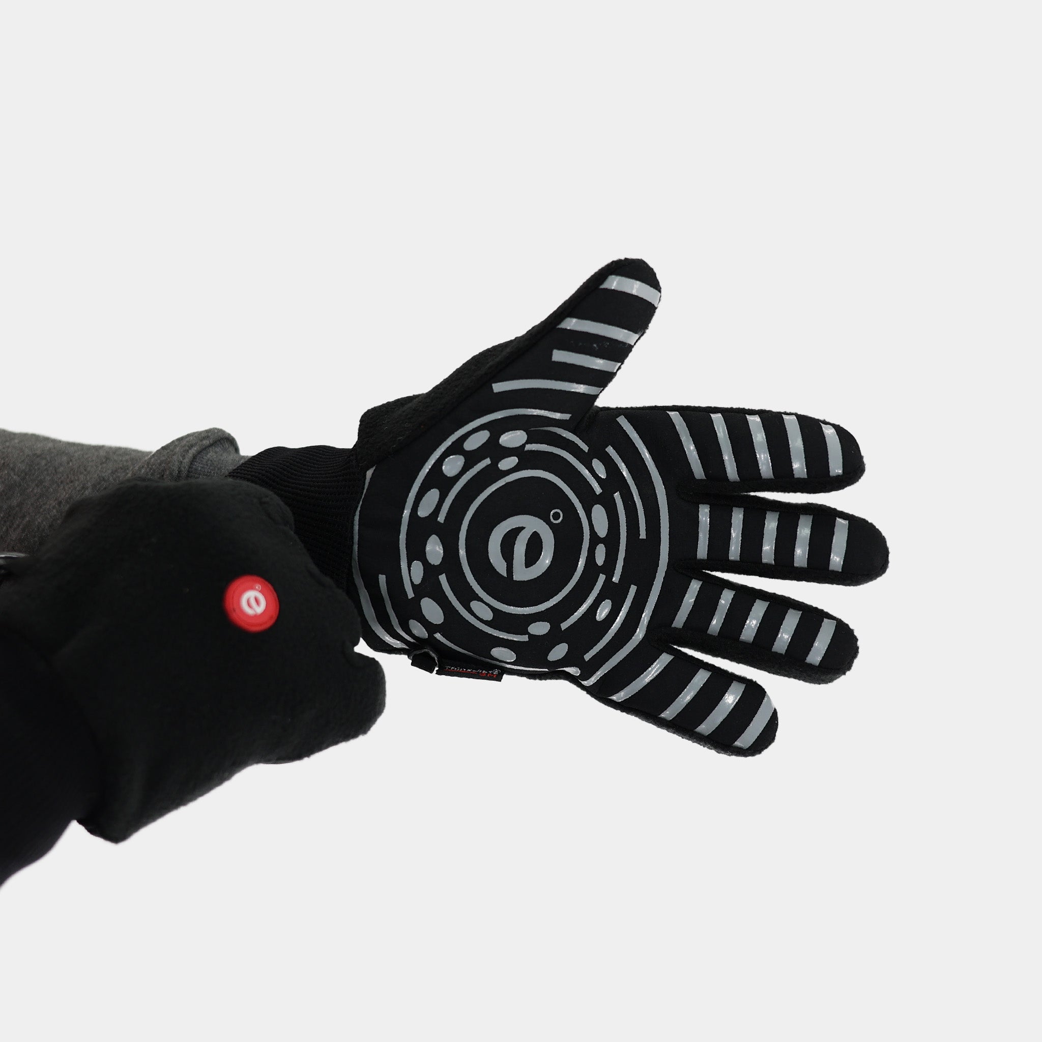 Non-Slip Fleece Grip Gloves - Warm Winter Work Gloves for Driving, Cycling & Outdoor Activities