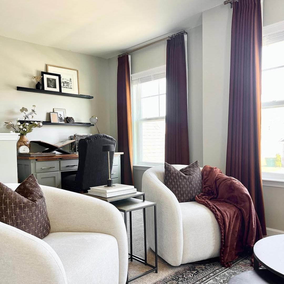 Luxury Blackout Velvet Curtains - Thermal Insulated Soundproof Drapes for Bedroom & Living Room | Steel Gray Pleated Design | Custom Sizes Available | Elegant Home Decor & Light Blocking Solution