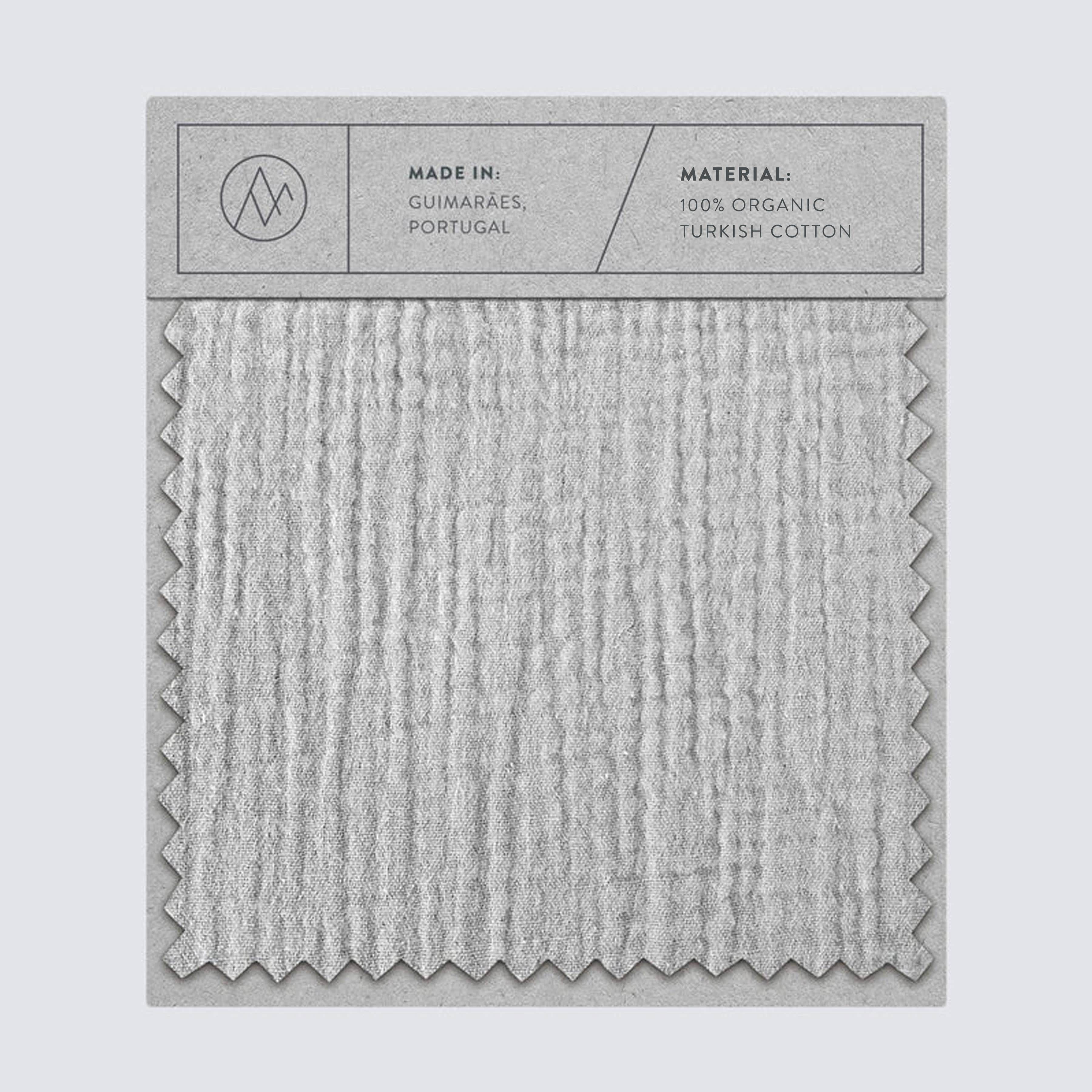 Organic Cotton Gauze Bedding Swatch - Soft Breathable Fabric for Baby Blankets, Swaddles & Nursery Decor - Eco-Friendly & Hypoallergenic