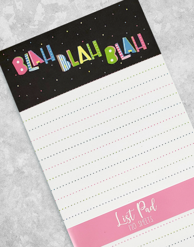 Chunky List Notepad - Premium Thick Paper Memo Pad for Office, School & Home - 50 Sheets Per Pad - Perfect for To-Do Lists, Notes & Planning (5.5