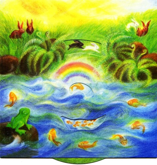 By the Lake Turning Wheel Story Card - Inspirational Greeting Card for Birthdays, Anniversaries & Special Occasions - Perfect for Lake Lovers & Nature Enthusiasts