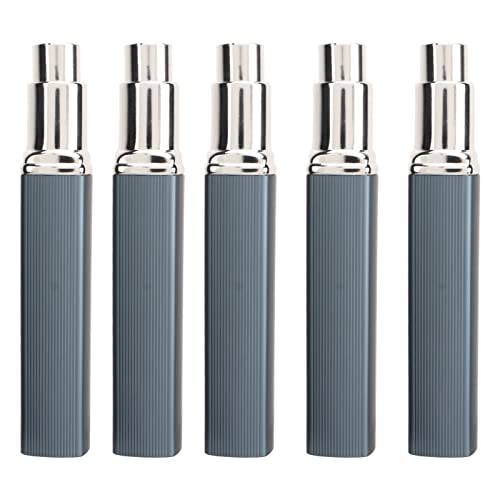 UBERSWEET® 12ml Refillable Travel Perfume Atomizer - Detachable Electrolytic Aluminum & Glass Bottle for Women & Men (Blue) | Perfect for Airplane Carry-On, Gym Bag, and On-The-Go Fragrance Touch-Ups