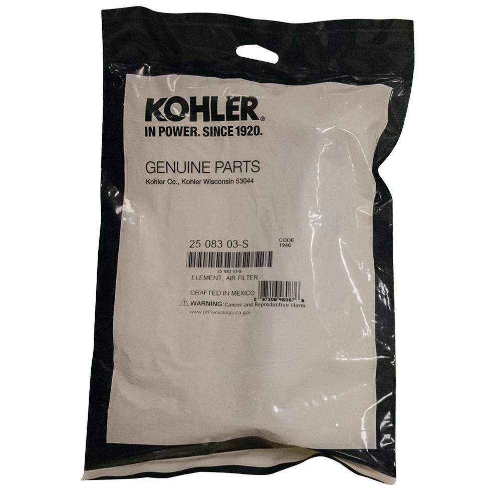 Stens 055-221 Kohler 25 083 03-S Replacement Inner Air Filter for Lawn Mowers & Small Engines – Compatible with Kohler Engines, Improves Engine Performance & Airflow