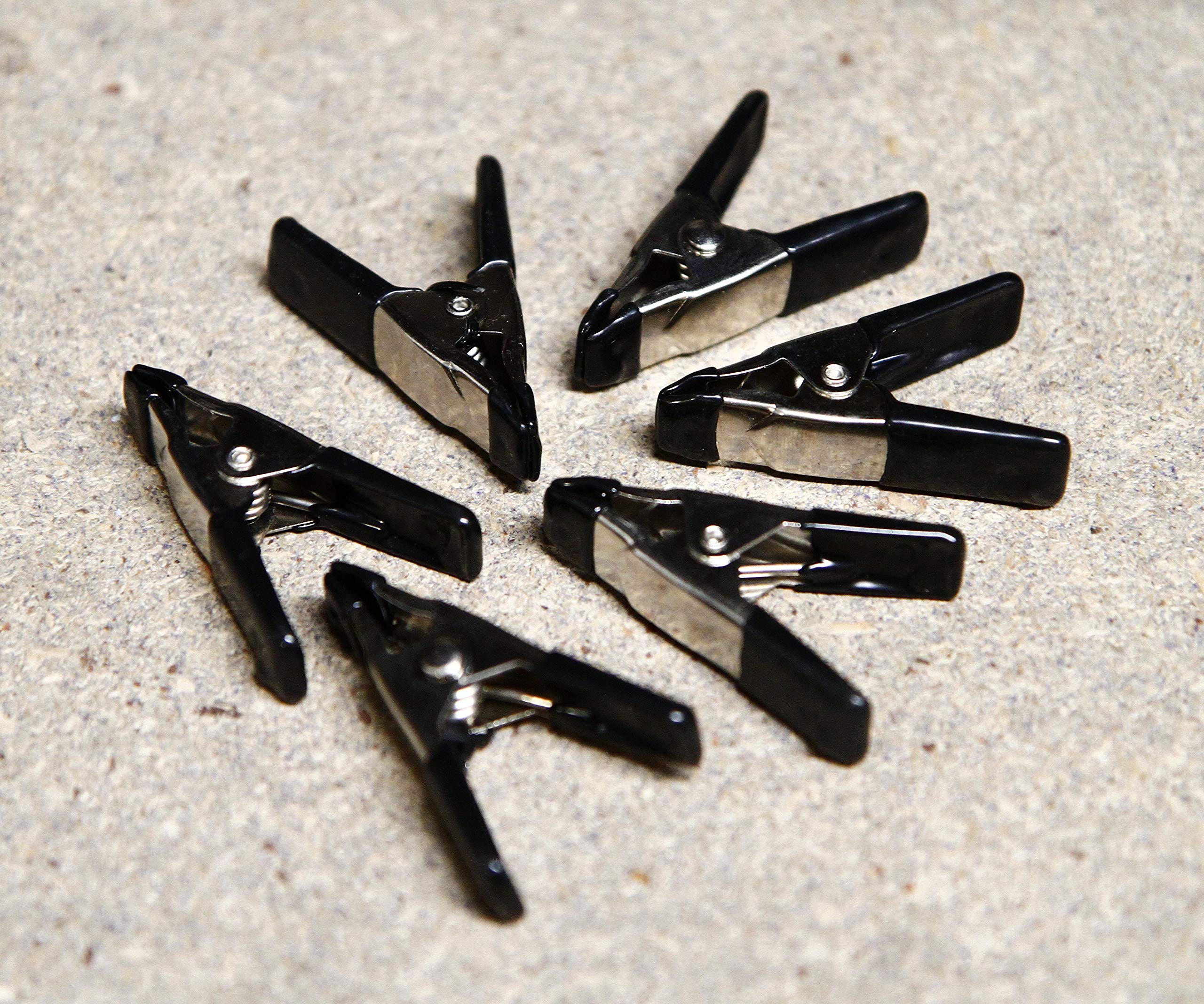 6-Piece 50mm Spring Clamp Set - Heavy Duty Clamps for Woodworking, DIY Projects, and Crafting - Perfect for Holding, Gluing, and Securing Materials