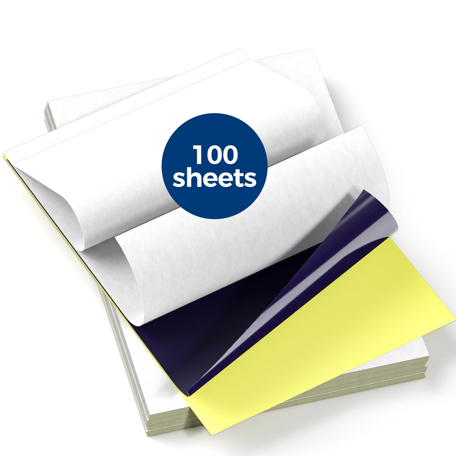Itari 100 Sheets Tattoo Transfer Paper - 4 Layer Tattoo Stencil Paper for Tattoo Printers & Machines, A4 Size 8.26