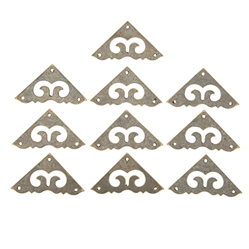 Chinese Style Brass Corner Protector for Wooden Box - 3cm Elegant & Comfortable Edge Guard for Cabinet Protection | Perfect for Home, Office & Antique Furniture Safety