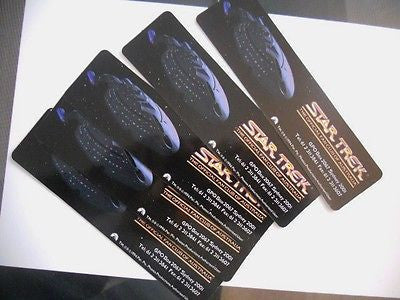 Vintage Star Trek Australia Fan Club 6-Piece Bookmark Set from the 1990s - Perfect for Trekkie Collectors & Sci-Fi Book Lovers