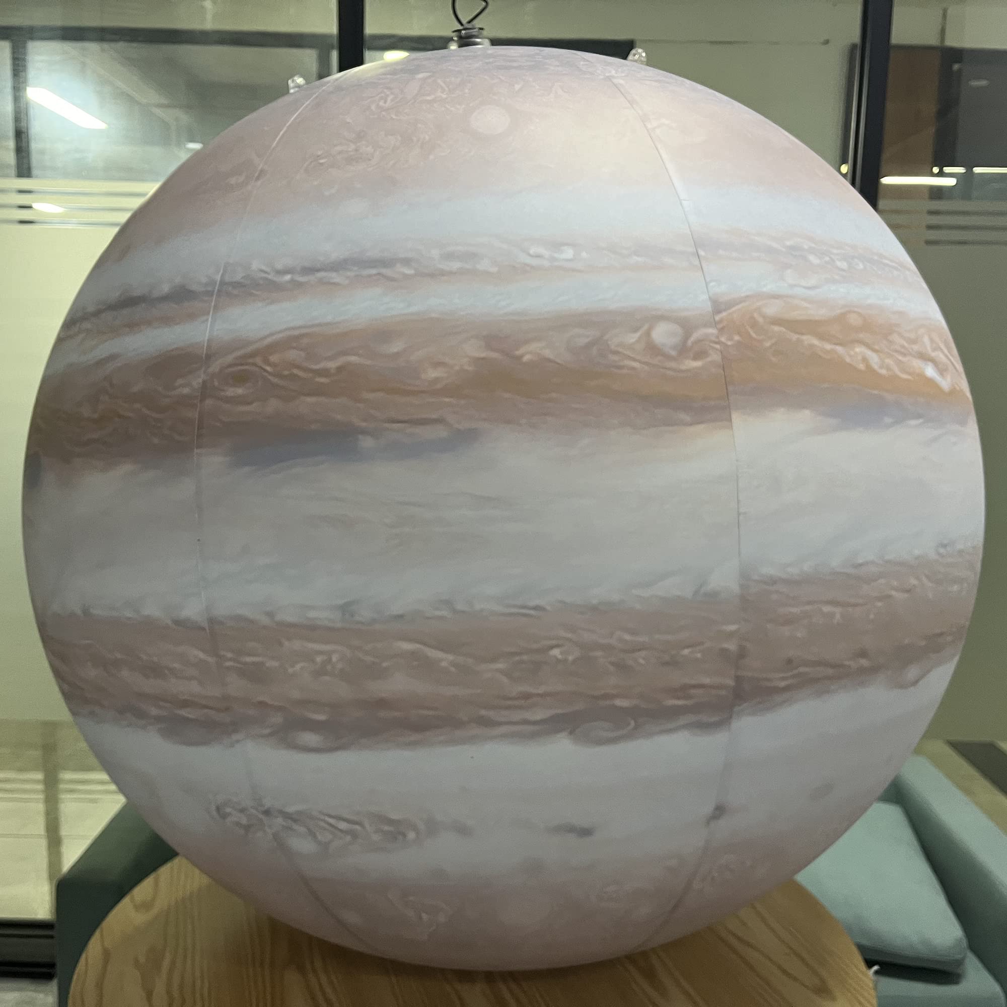 Sayok 0.25mm PVC 40-Inch Large Inflatable Solar System Planets - Jupiter Balloon for Space Education, Planetarium Decor & Astronomy Classroom Display - Perfect for Science Museums, School Projects & Space-Themed Parties
