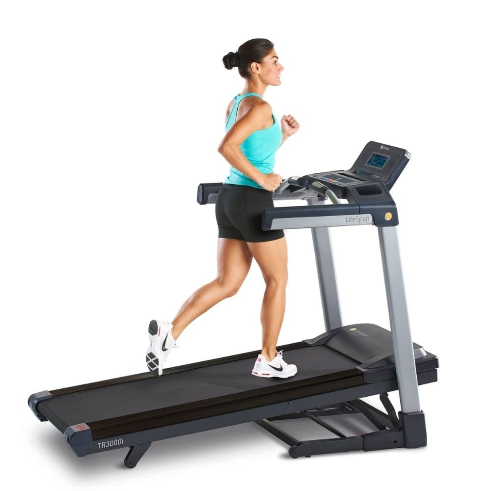 LifeSpan Fitness TR3000i Folding Treadmill - Compact Home Gym Equipment for Running & Walking | Perfect for Small Spaces & Home Workouts