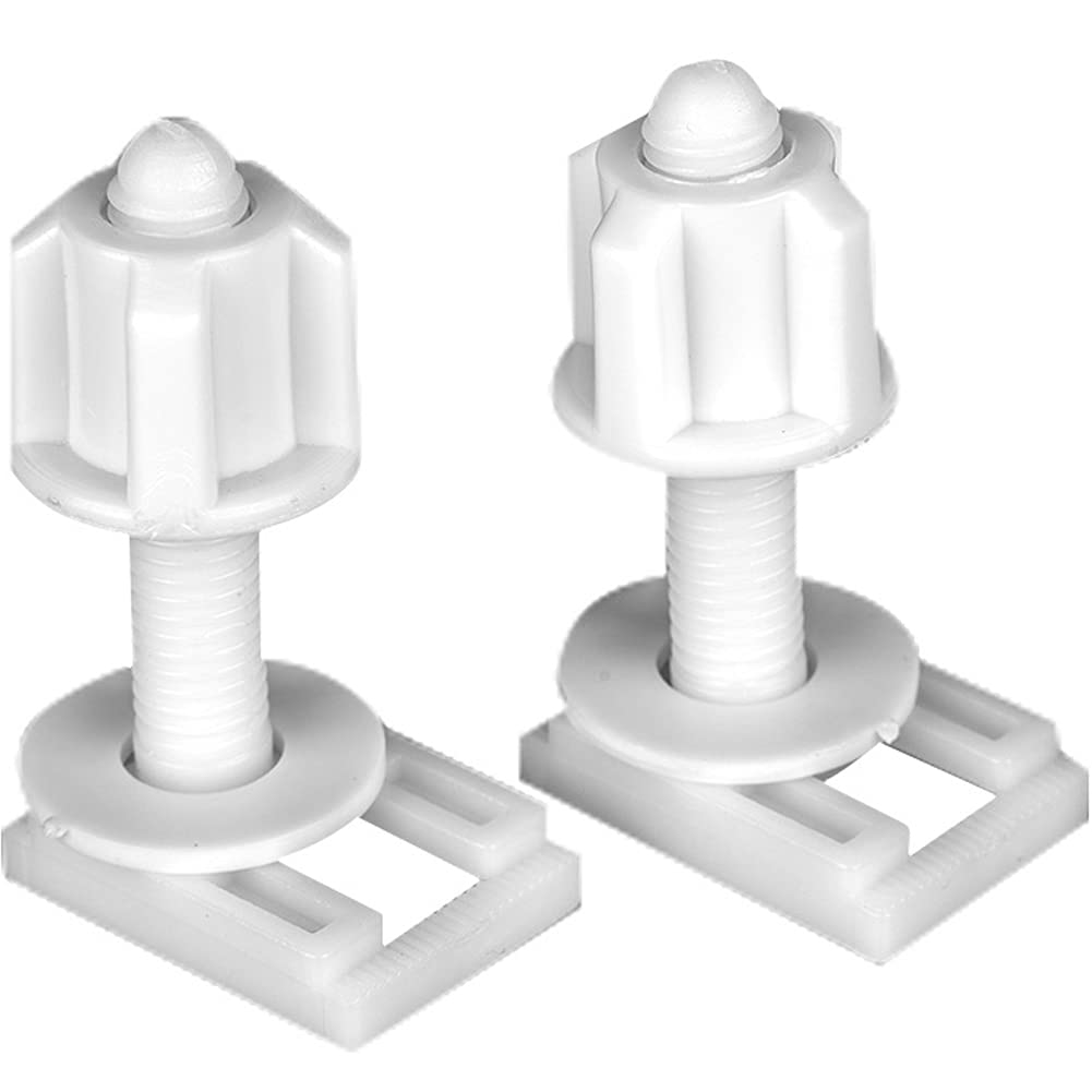Toilet Seat Hinge Bolts and Screws Repair Kit - Durable Bathroom Replacement Accessories for Secure Toilet Seat Fixing (Perfect for Home, Hotel, and Office Restroom Maintenance)