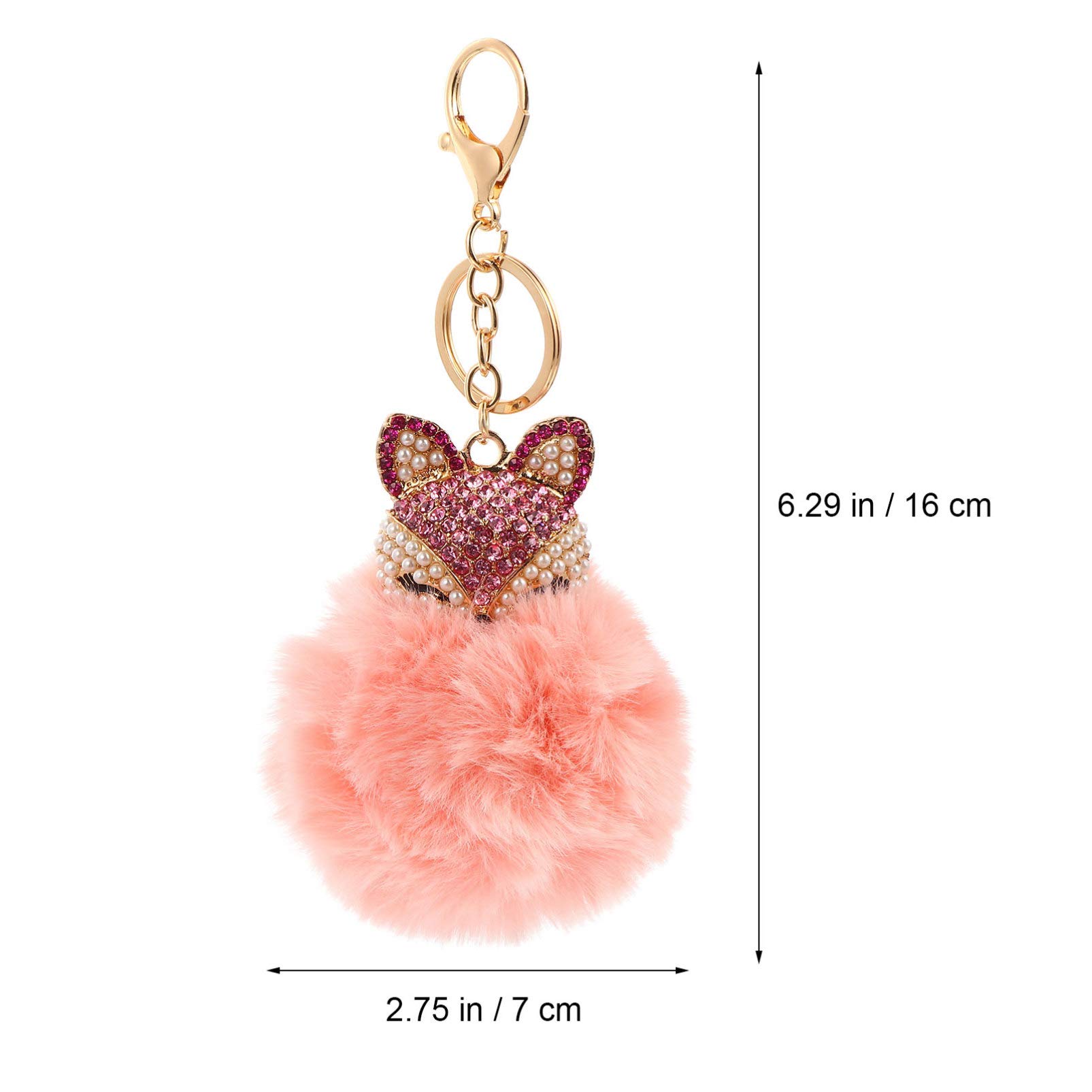 TOYANDONA 3pcs Plush Unicorn Keychain - Cute Fur Ball Pendant Ring for Bags, Keys & Backpacks | Soft Hanging Doll Charm for Girls, Teens & Women | Perfect Gift for Birthdays, Christmas & Daily Use
