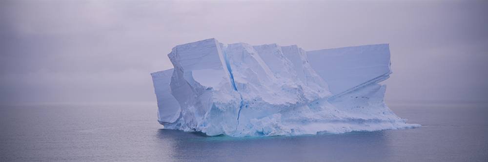 Peel & Stick Wall Mural - Iceberg Floating in Ross Sea Antarctica (48x16 inches) | Removable Self-Adhesive Wallpaper for Home Decor, Office, Nursery & Dorm Room