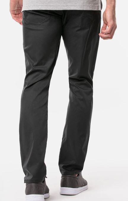 Travis Mathew Men's Open to Close Pant - Comfortable Stretch Dress Pants for Work & Travel - Black (Casual Office, Business Meetings, Commuting)