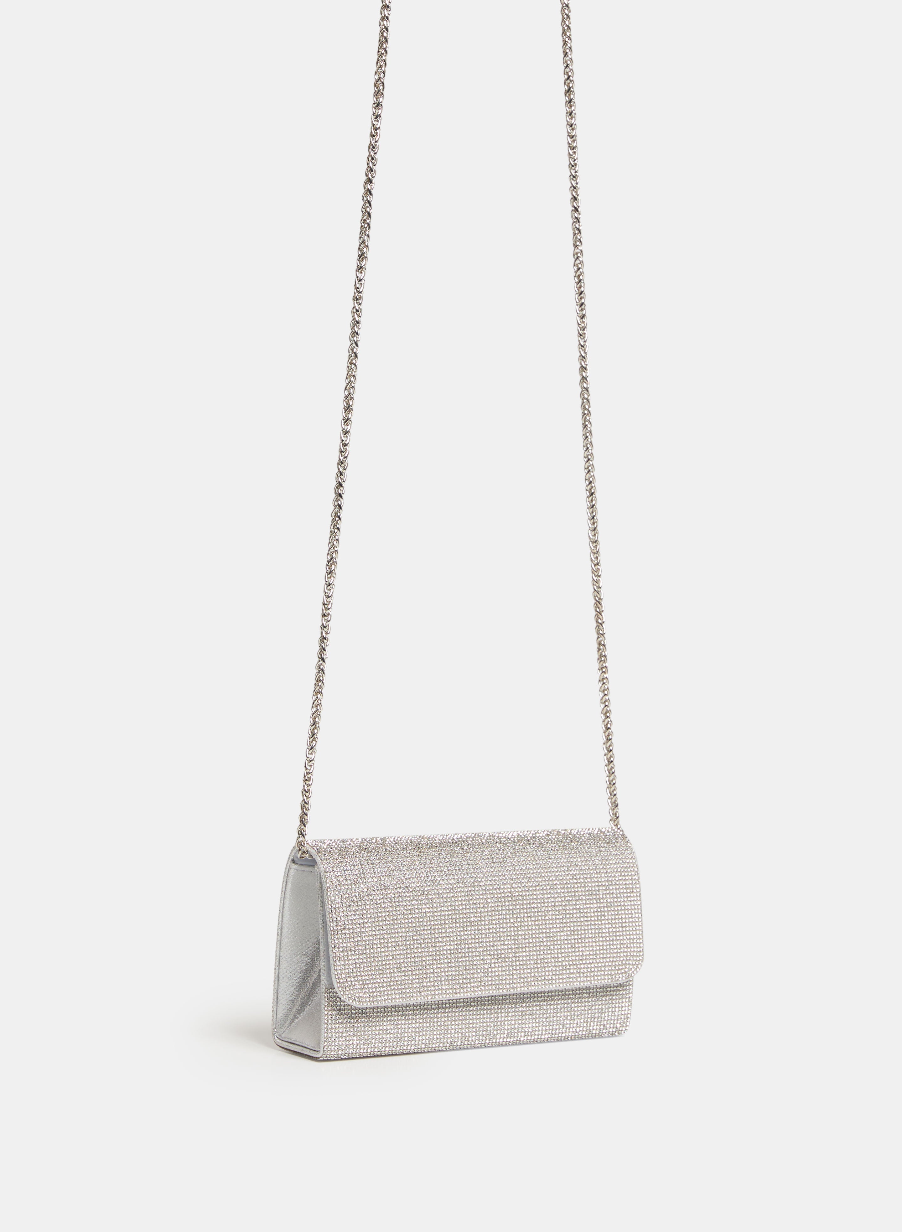 Elegant Crystal Envelope Clutch Purse for Women - Sparkling Evening Bag for Parties, Weddings & Special Occasions