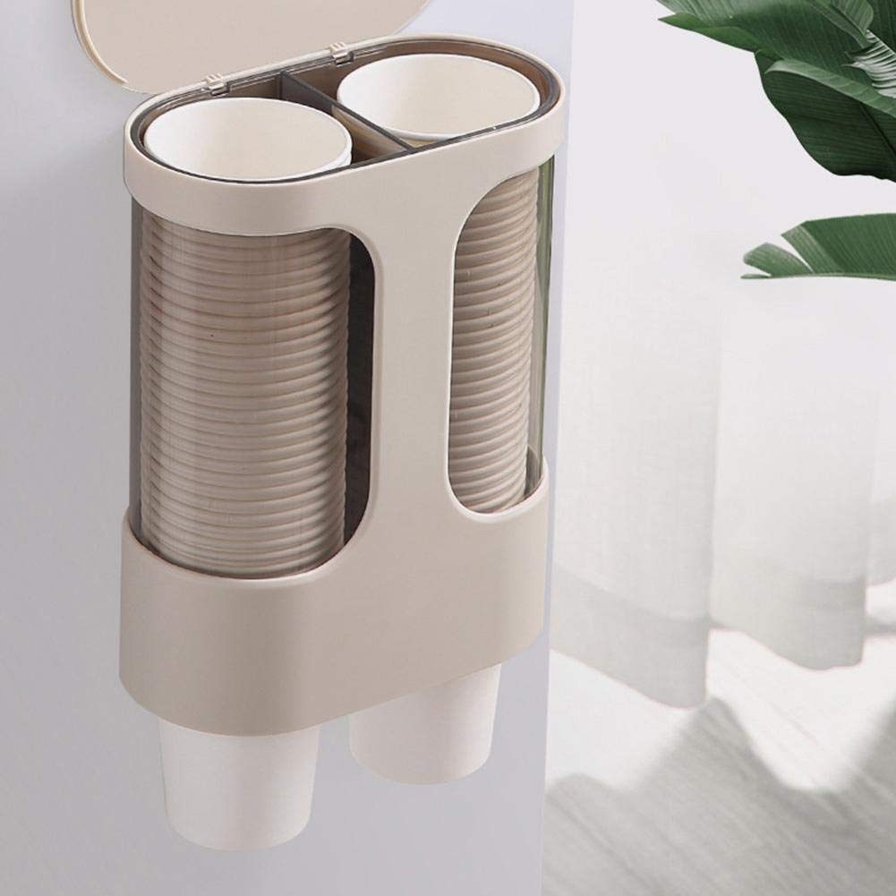 Premium Cup Dispenser & Paper Cup Holder Organizer - Stackable Storage for Home, Office, Kitchen, or Restaurant Use