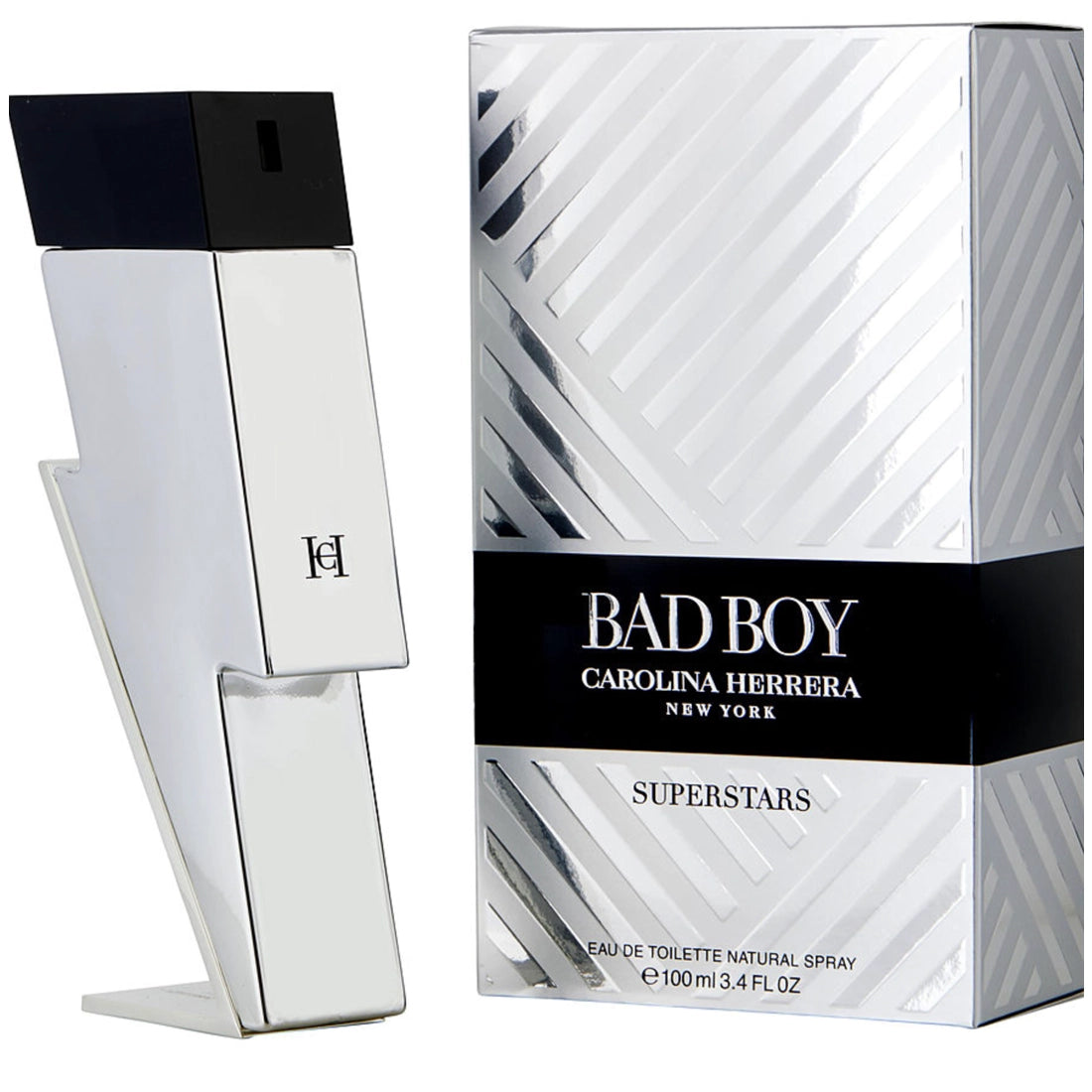 Bad Boy Superstars 3.4 oz Eau de Toilette for Men - Fresh & Masculine Cologne for Day & Night Wear, Dating & Special Occasions