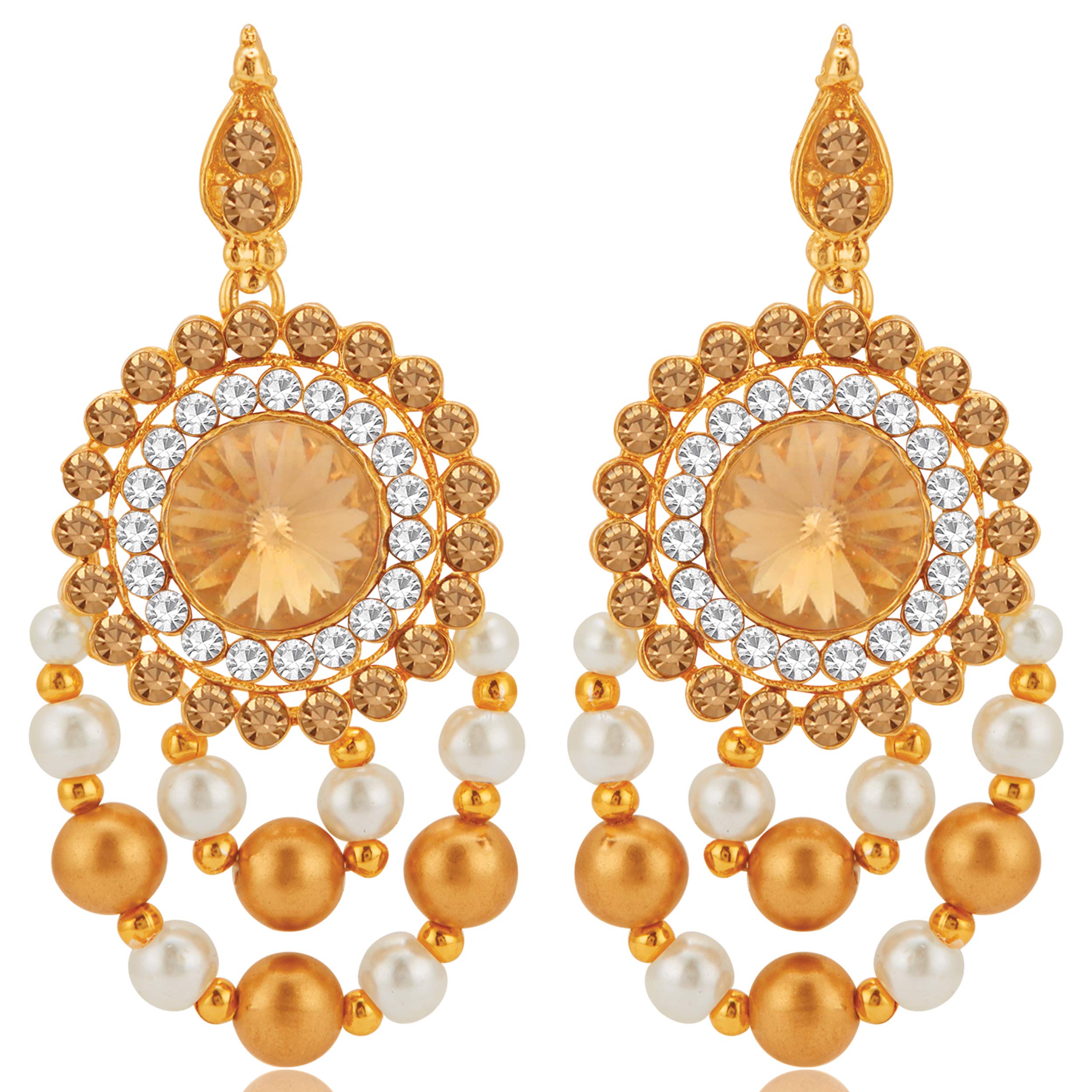 Elegant Indian Traditional Wedding Jewelry Set - Necklace & Earrings for Women | Perfect Gift for Brides, Festivals & Special Occasions
