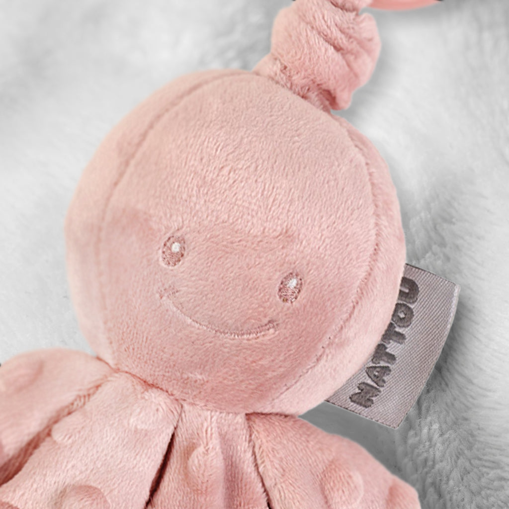 Vibrating Octopus Toy for Adults - Nattou Lapidou Sensual Massager in Dusty Pink | Perfect for Couples Play & Relaxation