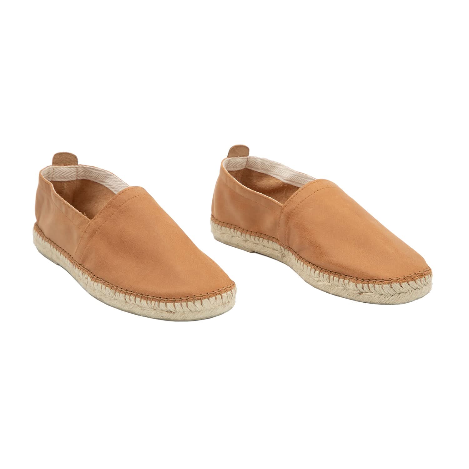 Premium Men's Leather Flat Espadrilles - Comfortable Casual Shoes for Summer & Beach - Marc Collection | Perfect for Vacation, Walking & Outdoor Activities
