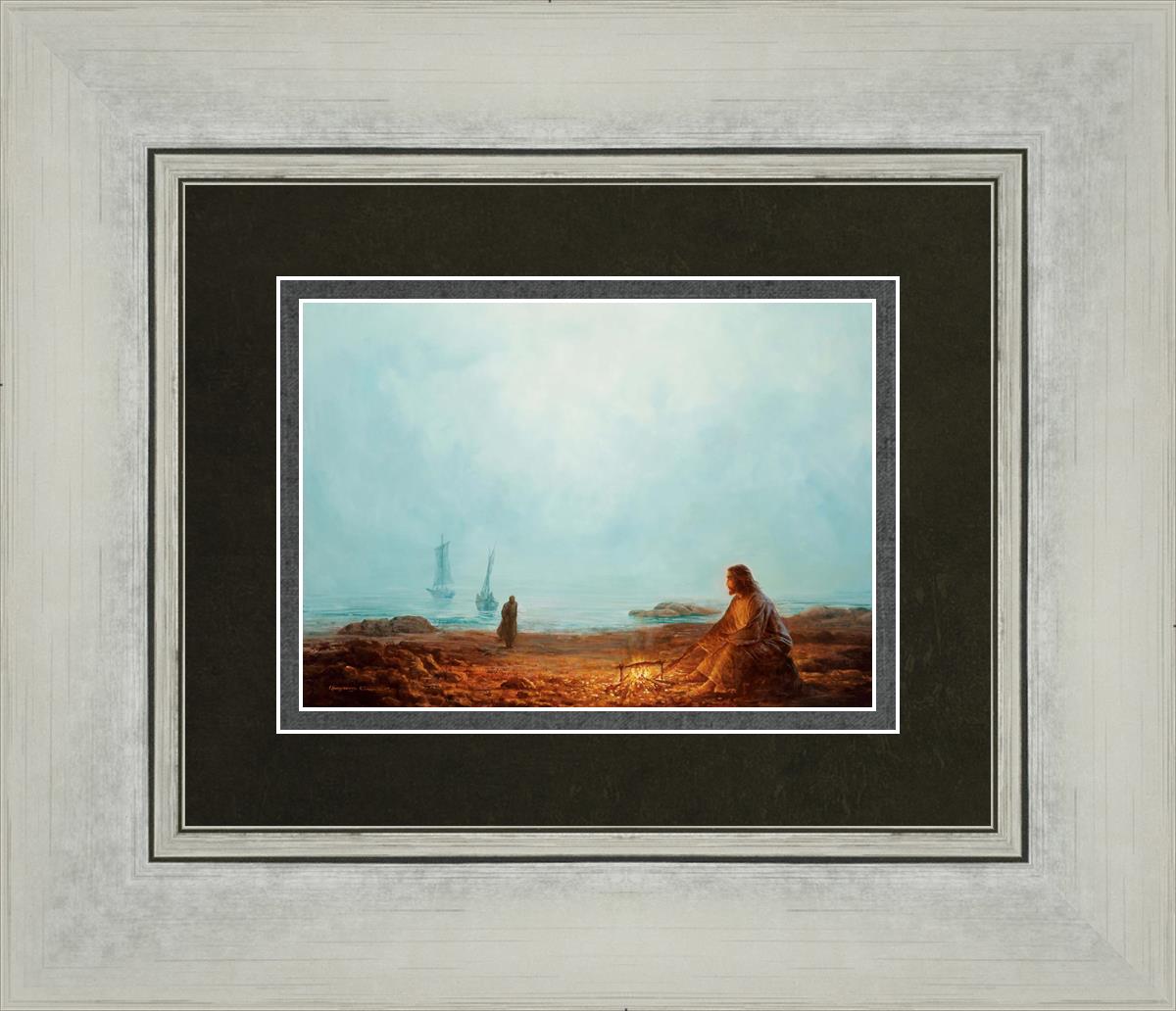 By The Shore By Yongsung Kim - Coastal Wall Art Print for Beach House Decor, Ocean Themed Living Room & Bedroom
