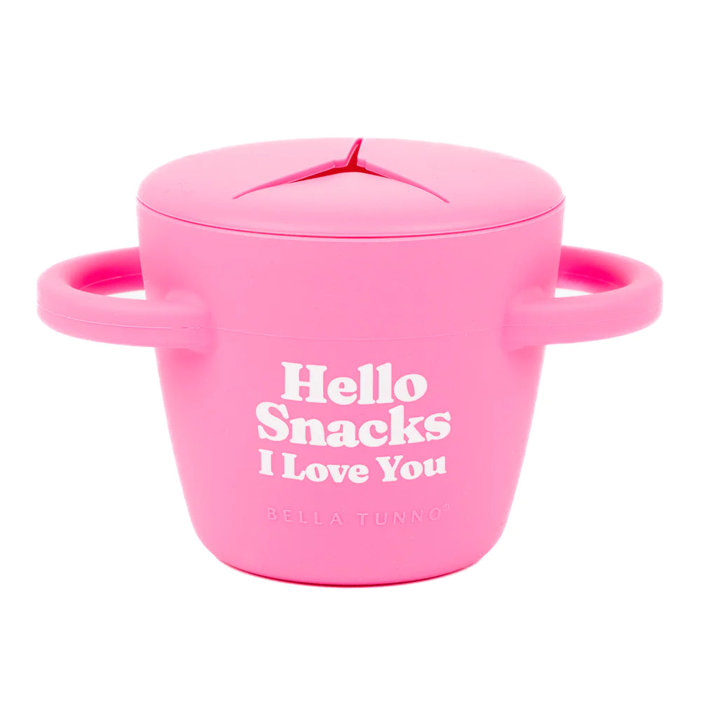 Bella Tunno Snack Cup - Leak-Proof Silicone Snack Container for Kids | Perfect for On-the-Go, Travel, School & Car Rides | BPA-Free Toddler Snack Holder