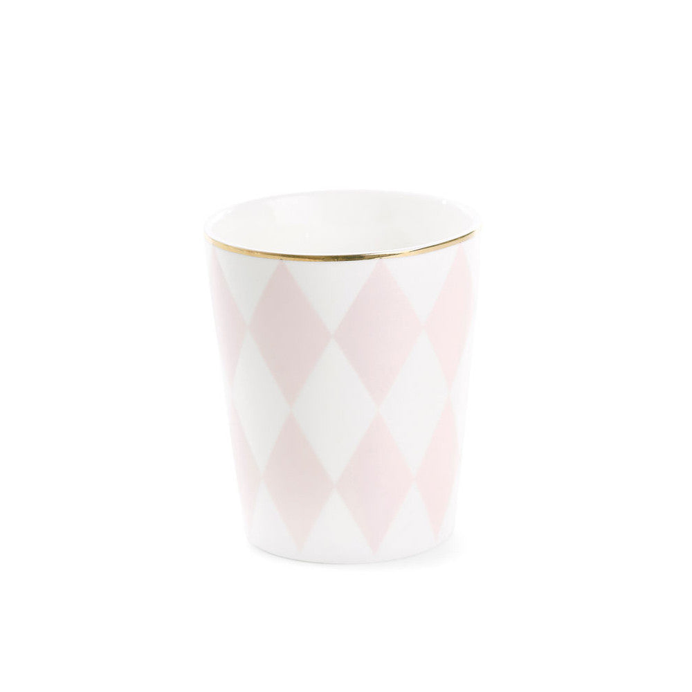 Ms Etoile Ceramic Coffee Mug with Rose Harlequin Design - Perfect for Home, Office & Gifts | Elegant Tea & Coffee Cup for Women & Men