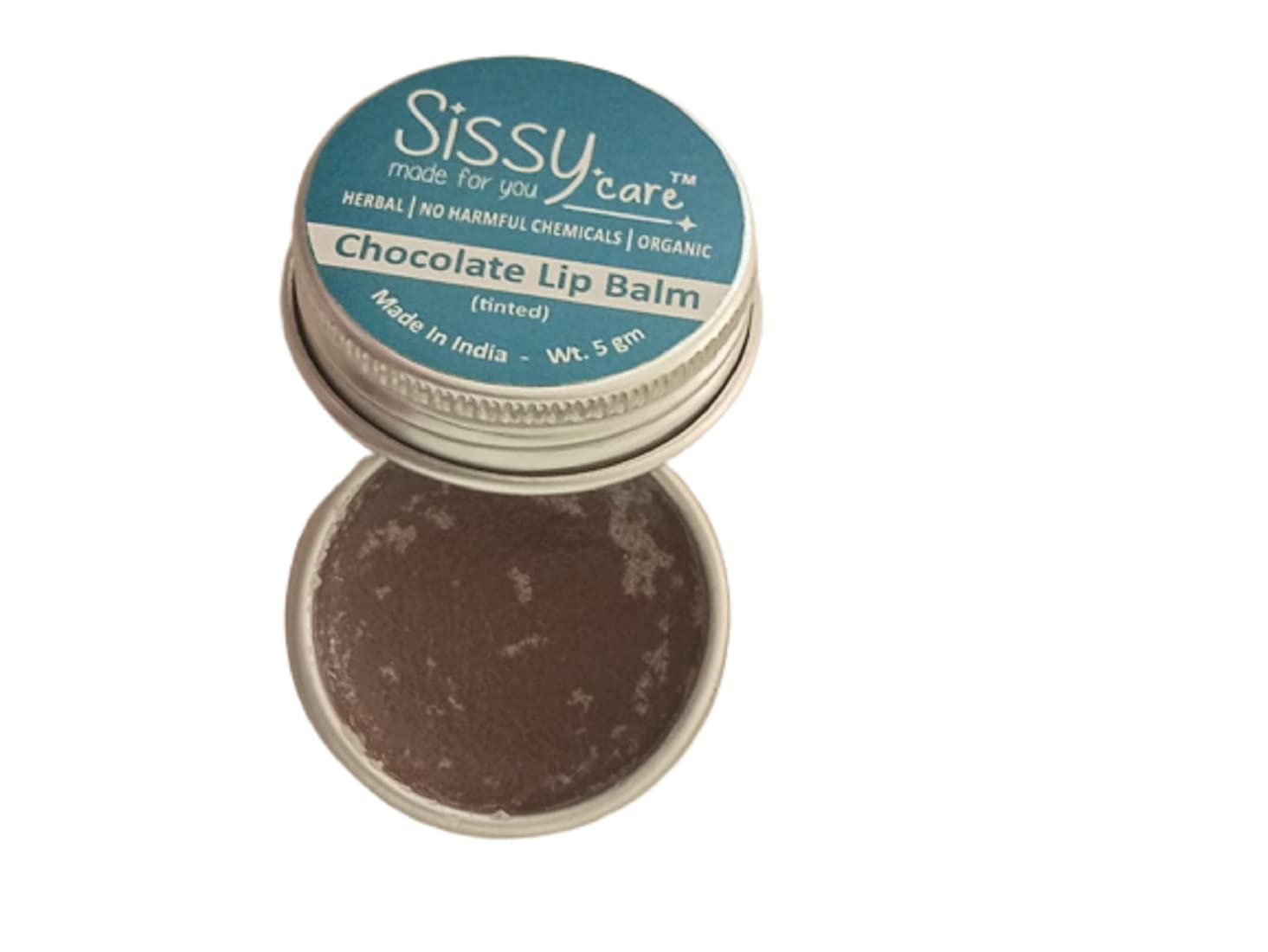 Vegan Chocolate Lip Balm for Dry & Chapped Lips - 100% Natural, Moisturizing, 5g - Perfect for Winter Care, Daily Hydration & On-the-Go Nourishment