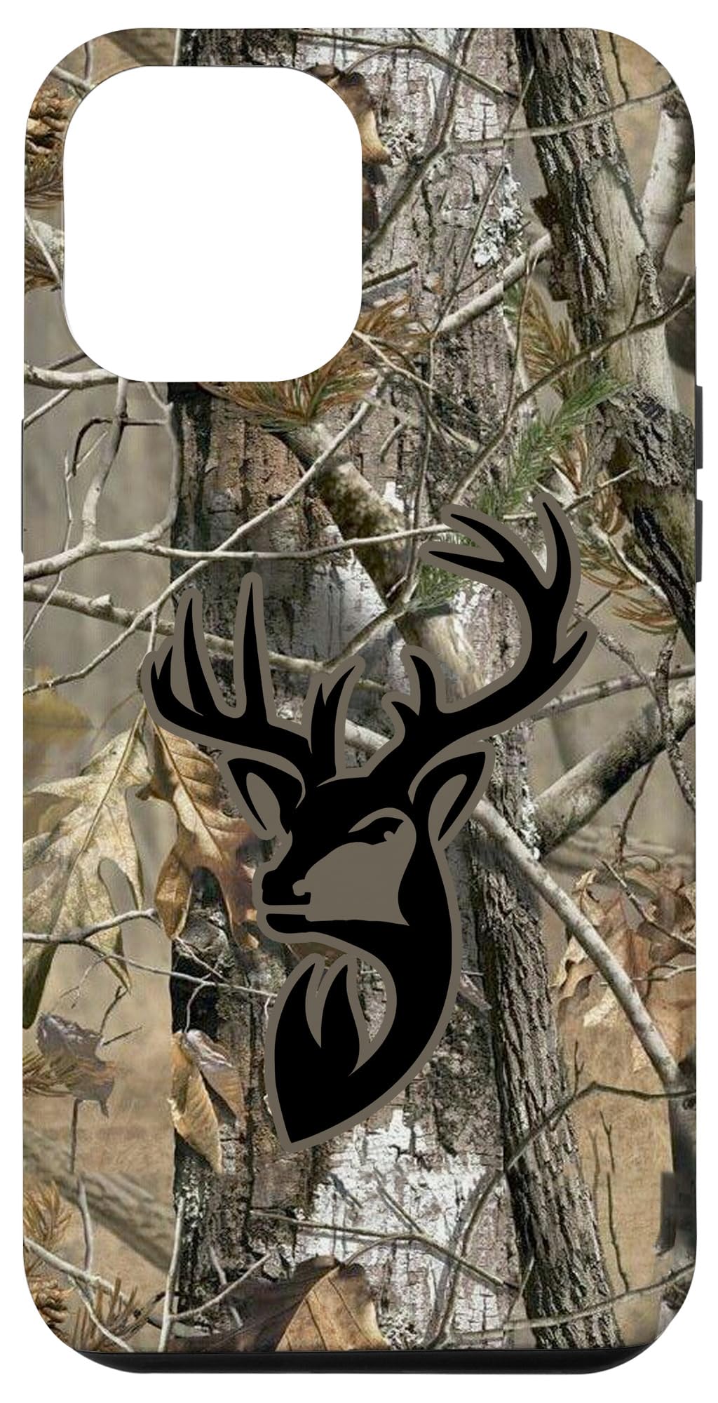 iPhone 12 Pro Max Camo Hunting Case - Durable Deer Buck Design Phone Cover for Outdoor Adventures & Hunting Trips