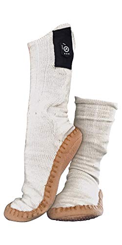 FNDN 3.7V Heated Insulated Unisex Slipper Socks with Rechargeable Battery & USB Cable - Warm Winter Footwear for Men & Women - Perfect for Indoor Use, Hunting, Skiing, and Outdoor Activities