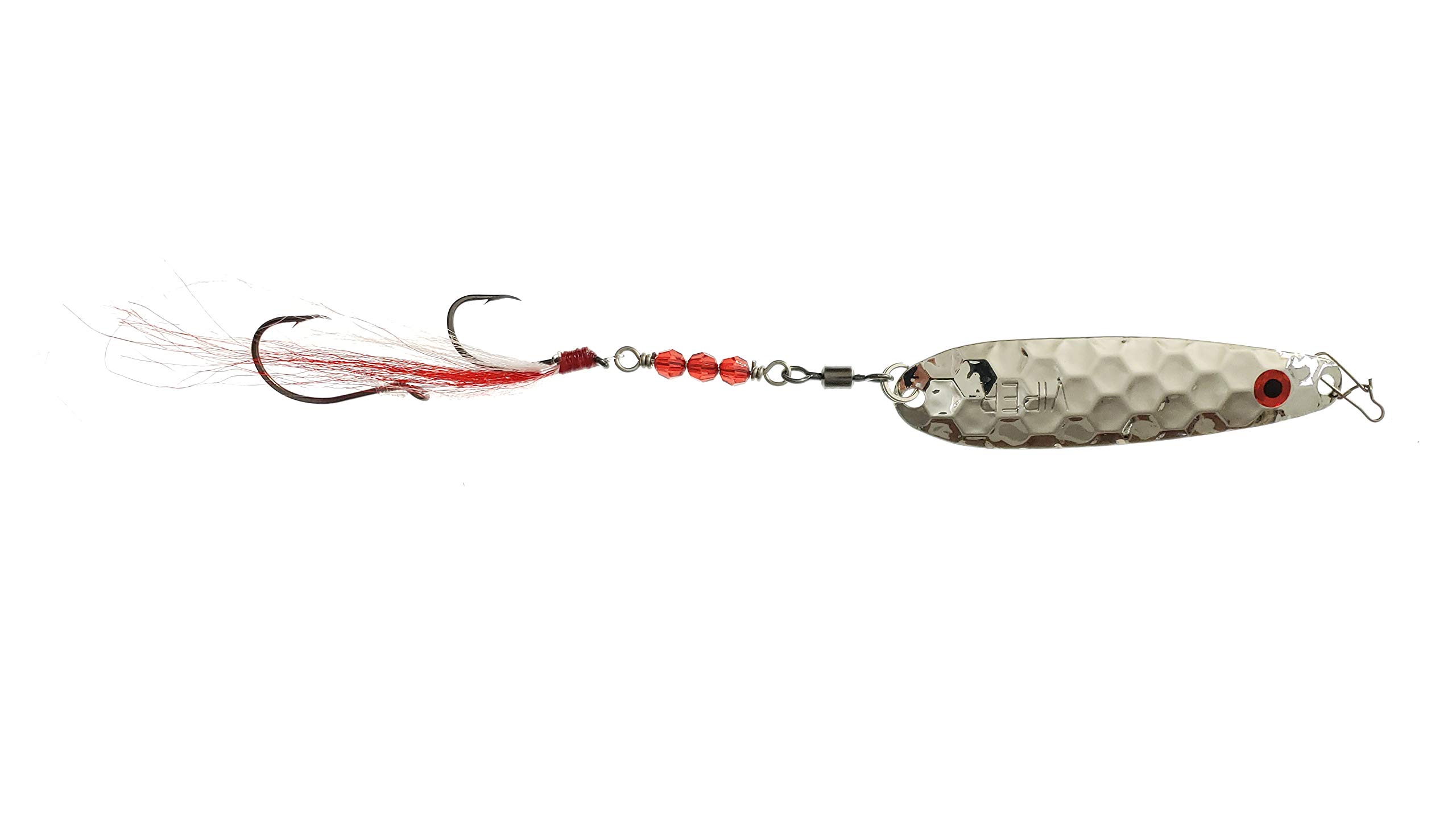 SP1 Buck Tail Fishing Spoon Lure - Premium Metal Spoon Bait for Bass, Trout, and Walleye - Ideal for Freshwater and Saltwater Fishing