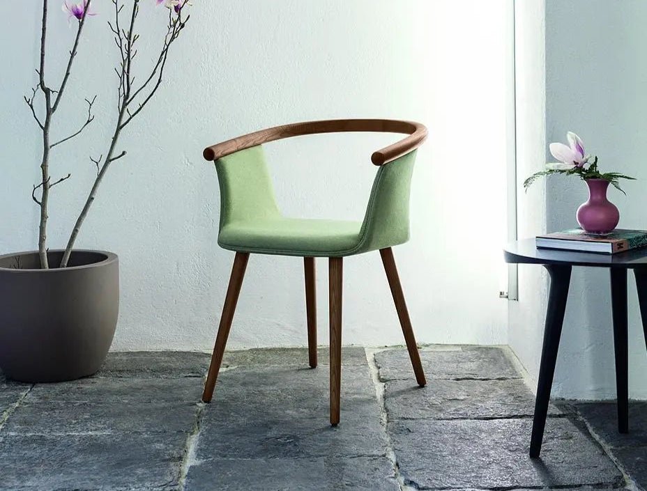 Yuumi Modern Dining Chair by Bross - Comfortable Kitchen & Dining Room Chair for Home, Restaurant, and Office Use