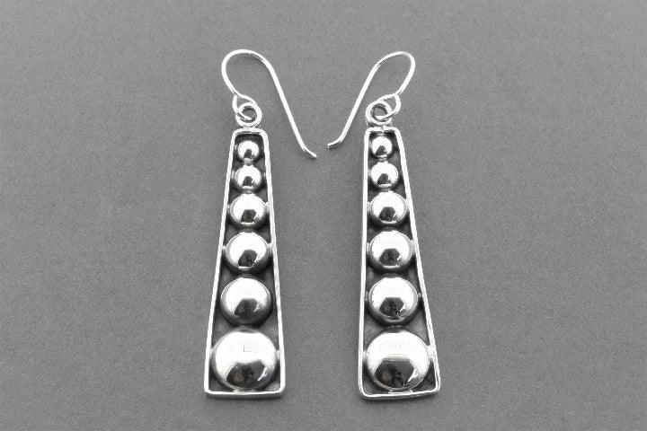 Long Tribal Drop Earrings for Women - Sterling Silver Boho Dangle Jewelry - Perfect for Parties, Weddings & Everyday Wear