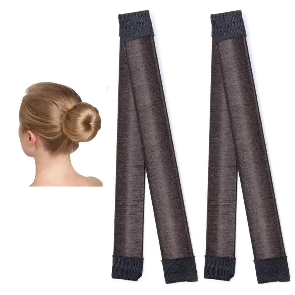 VSAKSH 2-Pack Professional Hair Bun Maker - Donut Bun Shaper for Ballet, Ballerina & Everyday Hairstyles - Easy Hair Styling Tool for Women & Kids - Perfect for Updos, Weddings & Dance Performances