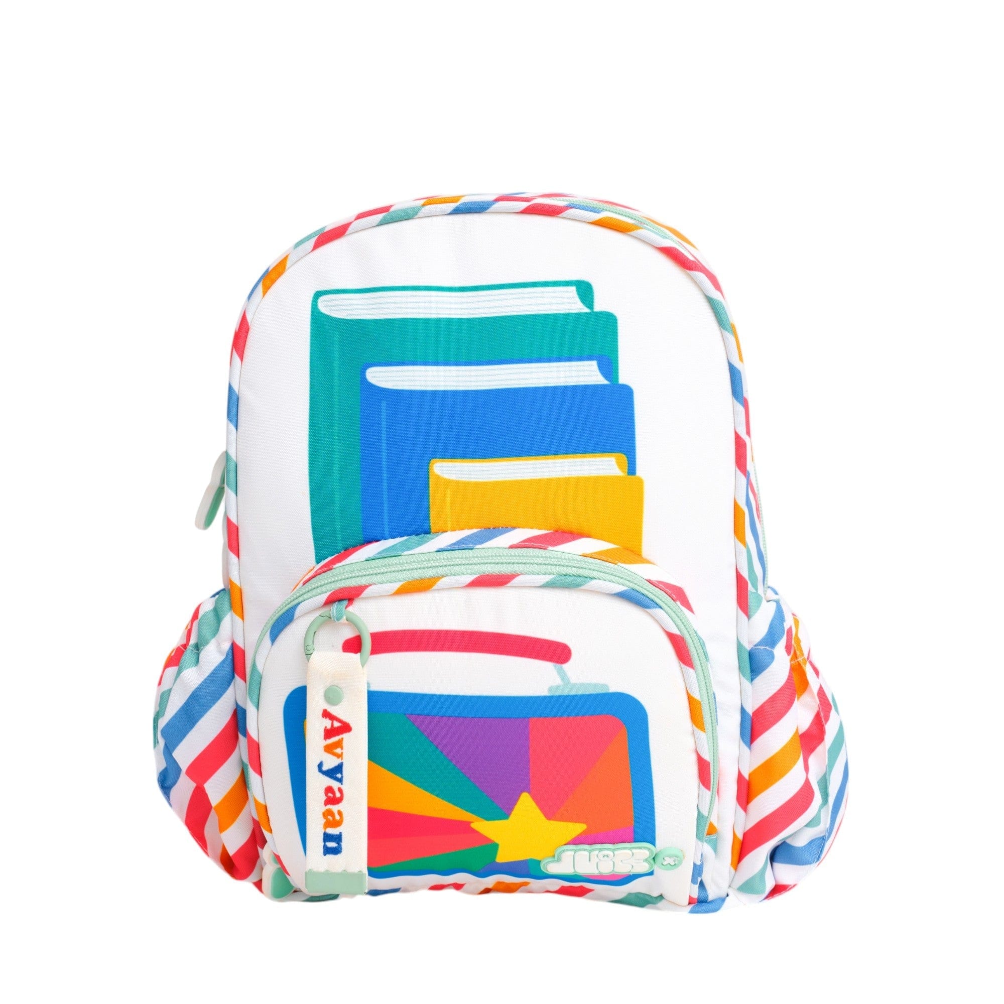 My First Day Small Backpack for Kids - Lightweight School Bookbag with Adjustable Straps - Perfect for Preschool, Kindergarten & Daycare Use