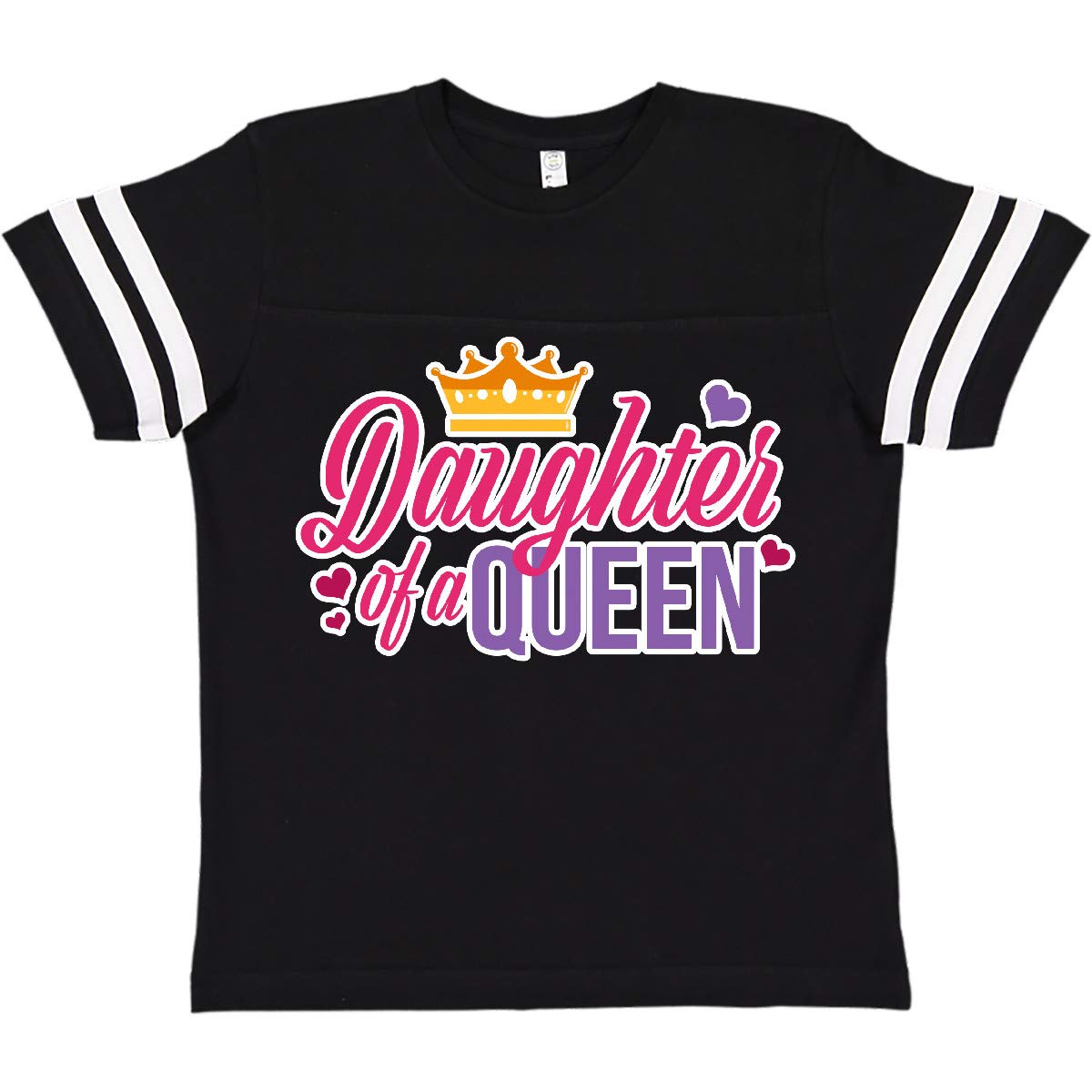 Daughter of a Queen T-Shirt for Girls - Royal Crown Design for School & Play