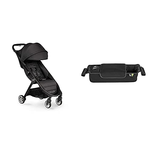 Baby Jogger City Tour 2 Single Stroller - Lightweight Compact Stroller with Parent Console in Jet Black | Perfect for Urban Travel, Shopping & Daily Walks with Baby